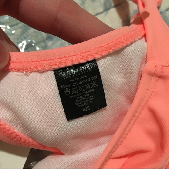 BoutineLA Twist Bottom; Peach; Size: Small - Picture 3 of 4